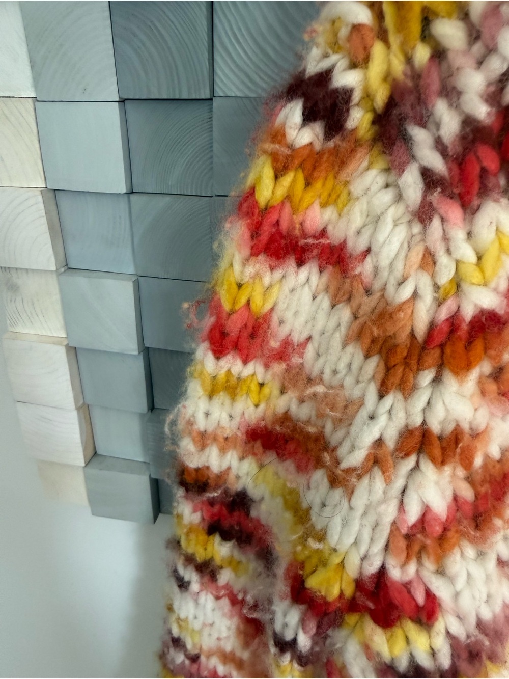 Gabriela Hearst Cashmere Multicolor Knit Sweater in Cream, Red, Yellow, Brown - Picture 6 of 14